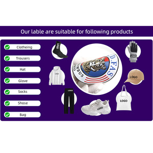 תוויות בגד גוף ברזל ללא מורם מוגבה המותג חום העברת לוגו מותאם אישית חום 3d סיליקון תווית עבור בגדים - Product Image 6