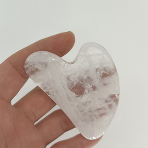 Bán chạy nhất thạch anh hồng ngọc đá gua SHA mặt chăm sóc da công cụ tự nhiên ngọc bích đá Bán buôn tinh thể màu hồng guasha mặt massager - Product Image 2