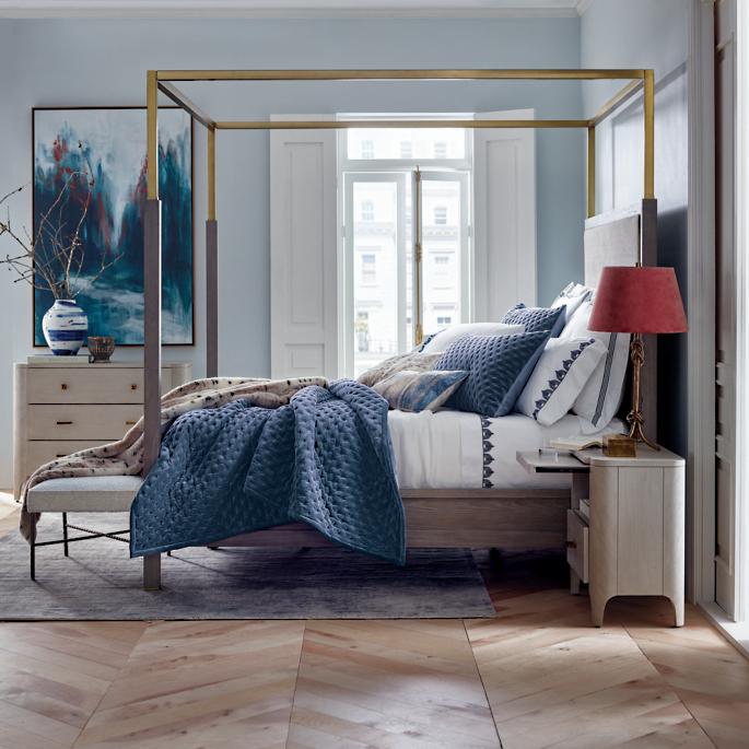 comfortable bed sets king/queen size luxury bedroom furniture nordic style popular design