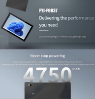 Tablet PC resistente al aire libre operación 4G de mano 8 + 128GB Windows 11 montado en la pared Industrial Qualcomm Tablet