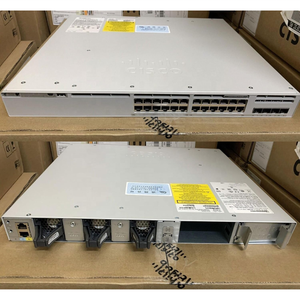 Cisco-Catalyst 9300 Secure Layer <span class=keywords><strong>3</strong></span>, dispositivo gestionado con 24 puertos PoE Gigabit 4x1G SFP, enlaces ascendentes, nuevo, conmutador Cisco, 1 unidad - Product Image 3