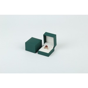 Luxury Wedding Jewelry Packaging <b>Box</b> Custom Logo Ring and <b>Earring</b> <b>Gift</b> <b>Box</b> Green Pink Square Paper Jewelry <b>Box</b> - Product Image 2