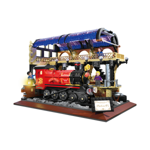 MOC Treno Magico DIY, Blocchi da Costruzione per Bambini, Stazione Ferroviaria con Bacchetta, Set Regalo per le Feste, Confezione in Scatola - Product Image 3