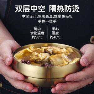 Stainless Steel Bowl Double Walled Insulated For Child Home Use - Product Image 5