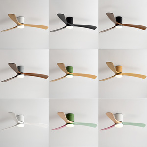 Integrated <b>Ceiling</b> <b>Fan</b> Light With Led Fixed Blade For Bedroom And Living Room Modern Minimalist Smart <b>Fan</b> Light For Home Use - Product Image 1