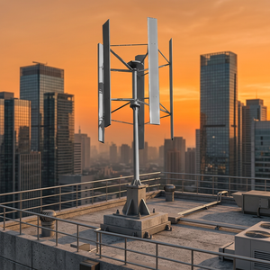 Aerogenerador Vertical de 50kw, Diámetro del Rotor de 5.8m, Velocidad de Arranque de 2.5m/s, Controlador de Carga para Uso Doméstico - Product Image 2