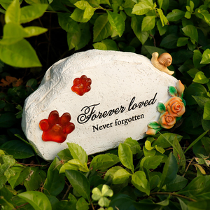 Placca da giardino decorativa in pietra in resina commemorativa a tema Anime con <span class=keywords><strong>animali</strong></span> <span class=keywords><strong>dipinti</strong></span> e Display commemorativo di Design artistico - Product Image 2