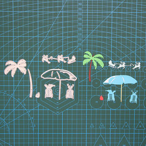 Bricolage Scrapbooking gaufrage matrices de découpe cocotier forme Troqueles De Corte pour papier carte fabrication papier artisanat - Product Image 2