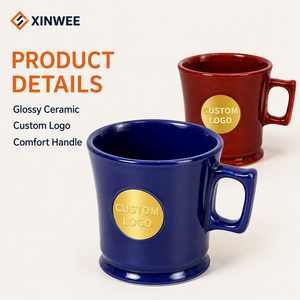 Taza de Cerámica Personalizada para Regalo Corporativo con Logotipo de Cobre, Taza de Café de Porcelana del Proveedor para Promociones Empresariales - Product Image 2