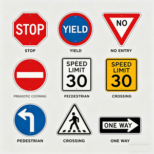 Panneaux de signalisation routière réfléchissants Zhentu RedSouth de troisième qualité, imprimés numériquement, panneaux d'avertissement <span class=keywords><strong>routier</strong></span> blancs, taille personnalisée - Product Image 4