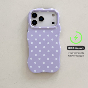 เคสโทรศัพท์แม่เหล็<span class=keywords><strong>ก</strong></span> JUNBO ลายจุด สีพื้น ป้อง<span class=keywords><strong>ก</strong></span>ันรอยนิ้วมือ สัมผัสนุ่ม สำหรับ iPhone 18 18 Pro 18 Pro Max ฝาหลัง - Product Image 3
