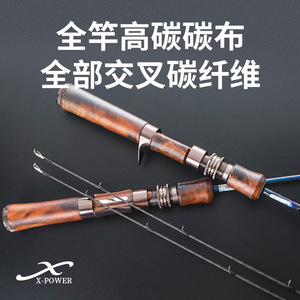 Canne à micro-leurre Fuji, action moyenne rapide, anneaux SIC, pour pêche en eau douce, ruisseau et étang - Product Image 2