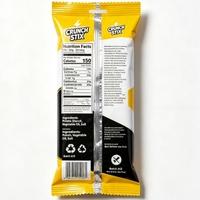 Sachet personnalisé imprimé 30g pour snacks, scellé au dos, en plastique, qualité alimentaire, anti-humidité, pour friandises croustillantes et frites