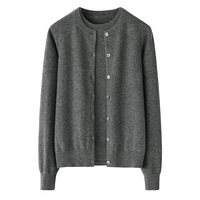 Vente chaude de haute qualité personnalisable chaud doux basique cachemire 2 pièces ensemble Cardigan pull et gilet pull pour l'hiver