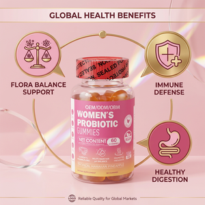 Gomitas Probióticas Personalizadas de Fábrica ODM para el Bienestar Íntimo y el Equilibrio del pH de la Mujer, Marca Privada OEM, Venta al Por Mayor - Product Image 5