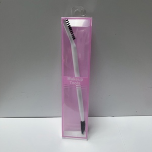 Pincel Doble para <span class=keywords><strong>Cejas</strong></span> y Rímel al por Mayor, con Mango de Plástico en Colores Blanco, Rosa y Negro, para Uso en <span class=keywords><strong>Cejas</strong></span> - Product Image 2