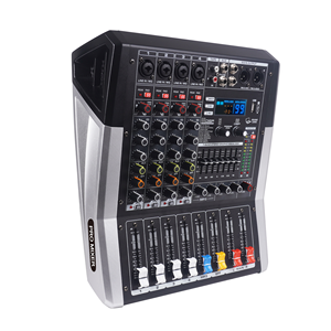 Mezclador <span class=keywords><strong>de</strong></span> Audio Profesional <span class=keywords><strong>de</strong></span> 4/6/8 Canales con 99 Efectos DSP, Consola <span class=keywords><strong>de</strong></span> <span class=keywords><strong>DJ</strong></span>/Mezclador <span class=keywords><strong>de</strong></span> Audio <span class=keywords><strong>de</strong></span> 2X300W <span class=keywords><strong>para</strong></span> Transmisión en Vivo y Grabación en Estudio - Product Image 5