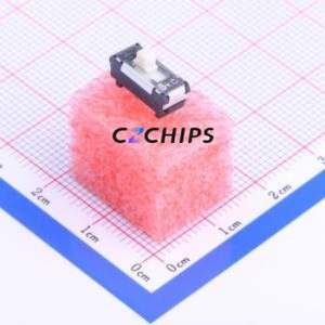 SSSS912000 Slide Switch Through hole Component (THT) Switch Single Pole Double Throw Rectangle Pin Header PC Pin 7.5mm - Product Image 1