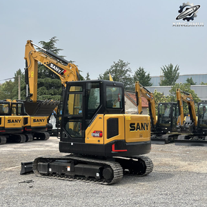 Excavadora de cadenas usada SANY 60C, excavadora de segunda mano de la marca original china, excavadora de cadenas pequeña de 60 toneladas, excavadora usada. - Product Image 5