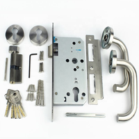 Cylindre de serrure de porte en laiton de haute qualité 70 mm à double ouverture avec coque en zinc et 3 clés, norme européenne pour serrure de sécurité à mortaise
