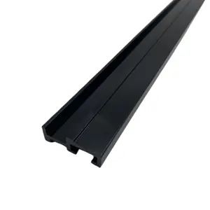 OEM Plastic Extrusion Manufacturer customized PVC/PP/ABS plastic channel extruded profiles