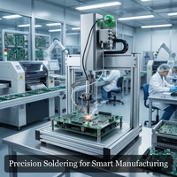 Máquina de Soldadura Automática de Alta Eficiencia y Calentamiento Rápido, Precio de Fábrica, Control Inteligente PLC, Certificación CE, Robot, 1 Año de Garantía en el Motor