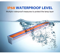 Cascade murale décorative en acrylique pour piscine, chute d'eau de 600 mm avec contrôle par téléphone