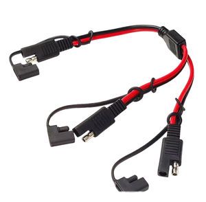 Wetterfestes SAE 2-Pin Schnellverbindungs-12V-Kupferkern-PVC-Isolierungs-Elektronikkabel für Solarpanels, 300mm Länge - Product Image 2