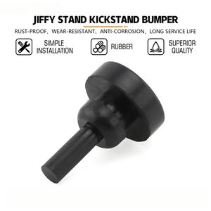 Protector de Goma para Soporte Lateral Black Jiffy, Compatible con Touring Electra Glide Street Glide Road Glide Road King <span class=keywords><strong>CVO</strong></span> 2007-2026 - Product Image 3