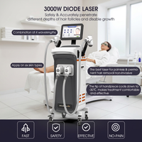 Nouveauté, esthétique, 4 longueurs d'onde, 755 808 940 1064, laser diode pour l'épilation, machine de beauté, rajeunissement de la peau, TGA EU/US