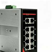 Servidor de Dispositivos Seriales Industrial de 8 Puertos para Riel DIN, Convertidor de Serial RS232 RS485 a Ethernet, Red Industrial Transparente