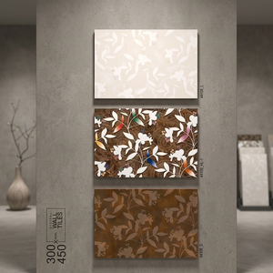 Nuevas Baldosas de Cerámica para Pared de 300x450mm, Antipolución, Coloridas, Laminadas, Impermeables, Antideslizantes, para Uso en Exteriores y Pasillos, con Aspecto de Madera - Product Image 2