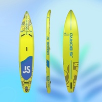 Vente directe d'usine JS LA SUP Planche à pagaie gonflable portable multifonctionnelle pour la course et le surf