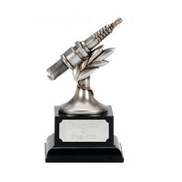 Trofeo Deportivo WeiVista de Resina Dorada para Carreras de Go Karts, Premio con Grabado de Logotipo Personalizado