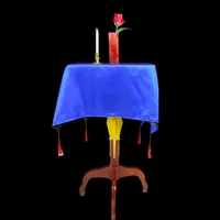Table flottante légère (vase en bois et chandelier en plastique) tours de magie magicien scène Illusions Gimmick accessoires lévitation Magia