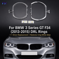 Bande de guidage lumineux DRL Angel Eye pour BMW Série 3 GT F34 EU, guide de lumière pour feux de jour et phares