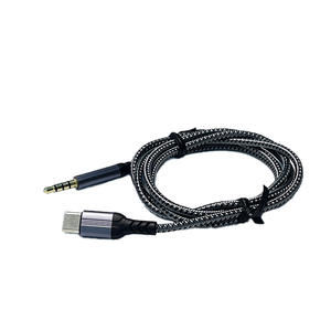 Nuevo Adaptador <span class=keywords><strong>de</strong></span> Audio Tipo-C a 3.5mm con Carcasa <span class=keywords><strong>de</strong></span> Aluminio Chapada en Oro <span class=keywords><strong>de</strong></span> Alta Fidelidad para Automóvil, <span class=keywords><strong>Cable</strong></span> Adaptador Auxiliar para Ip - Product Image 2