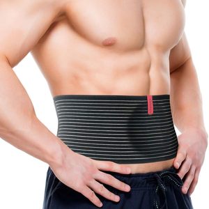 Mens háng thoát vị hỗ trợ vành đai đàn hồi CE chứng nhận bụng ostomy stoma truss Belt Đen thoát vị vành đai - Product Image 1