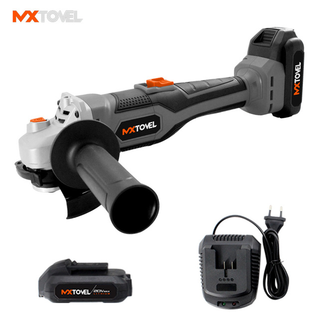 OEM Supported Wholesale 20V Cordless Angle Grinder 125mm M14 Spindle Thread Slide Switch Industrial/DIY Use 8500 RPM