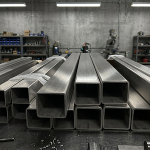 Tuyaux et tubes en acier inoxydable de forme carrée pour meubles, rampes et fabrication - Product Image 1