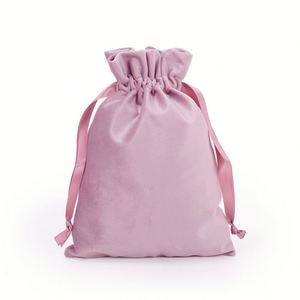 Sac d'emballage cosmétique en velours, pochette en flanelle avec cordon de serrage, petit sac cadeau pour parfum - Product Image 4