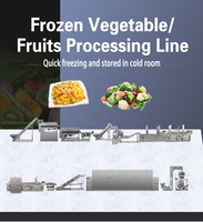 Groenten Bevroren Lijn Productie Voor Groenten En Fruit Schoonmaak En Bevriezing Verwerkingsmachine