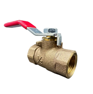 Válvula de bola manual de bronce y latón con operación manual, rosca personalizada OEM NPT BSPT DIN259 DIN2999 ISO228 ISO228, base general - Product Image 2