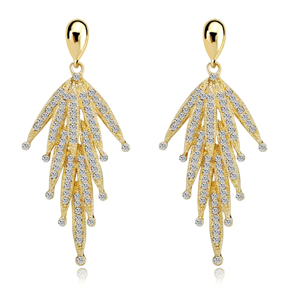 Custom Crystal Rhinestone Earrings For Women Men Gift Wedding Party Fashion Earring Jewelry
