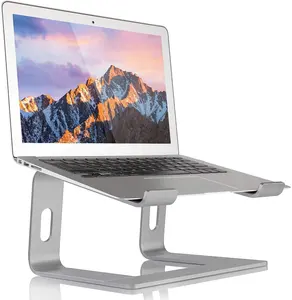 Suporte de alumínio ajustável dobrável para laptop, venda no atacado
