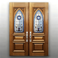 Portes d'église cintrées de style traditionnel sur mesure, conception étanche pour restaurants, hôtels, mosquées, églises et temples en extérieur