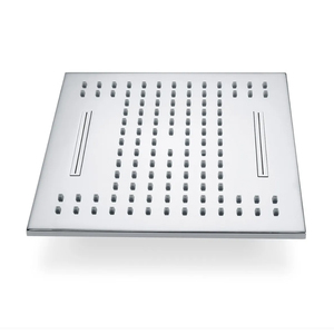 2-Function Waterfall &amp; Rainfall Plated <strong>Shower</strong> Head Water Saving Bathroom Faucet Accessory for <strong>Shower</strong> Room and <strong>Kitchen</strong> - Product Image 2