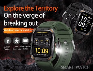 Smartwatch Outdoor ZW69 con Schermo AMOLED Touch da 1,97 Pollici per Chiamate, Sveglia, Funzioni Sportive, Forma Quadrata, Android, Magnetico - Product Image 4