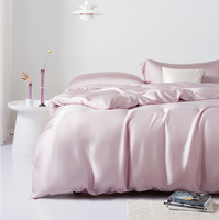 Parure de lit en bambou boite en cuivre, ensemble de draps de bambou fondue au cuivre
