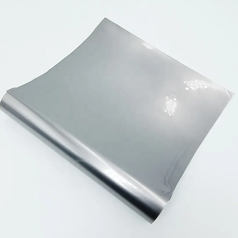 Premium glossy liquid metal silver car vinyl wrap